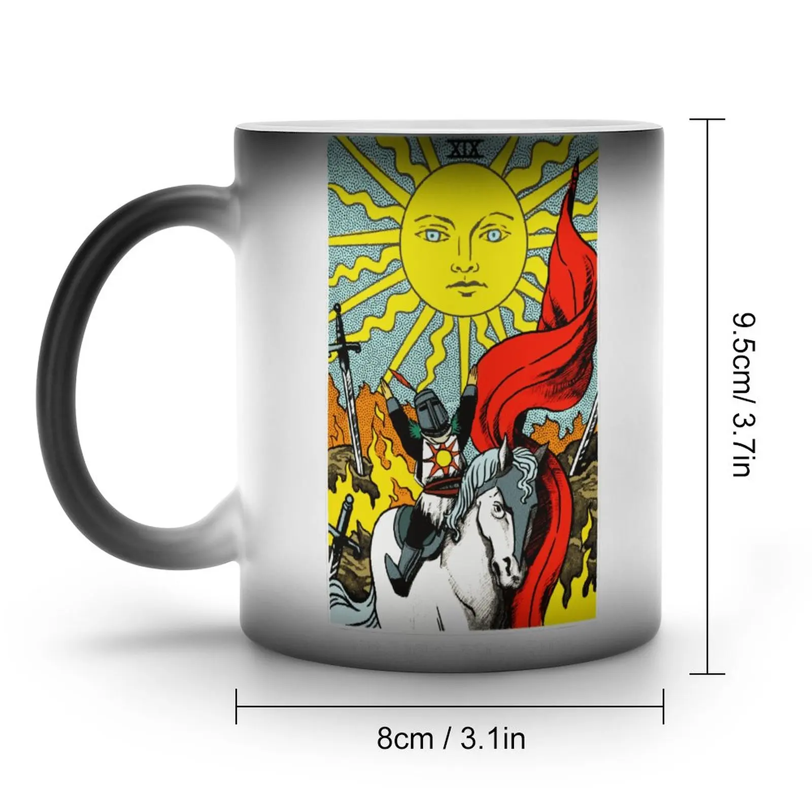 Tarot Mug The Changes Color Cheap Mug Cool Porcelain Cereal Cups