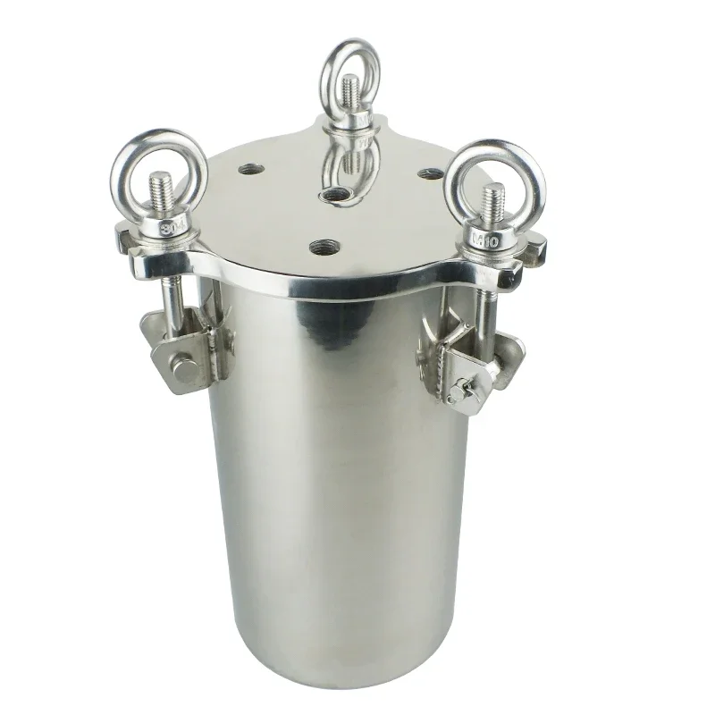 3L Stainless Steel Water Pressure Tank 304 Pressure Vessels Glue Pressure Barrel