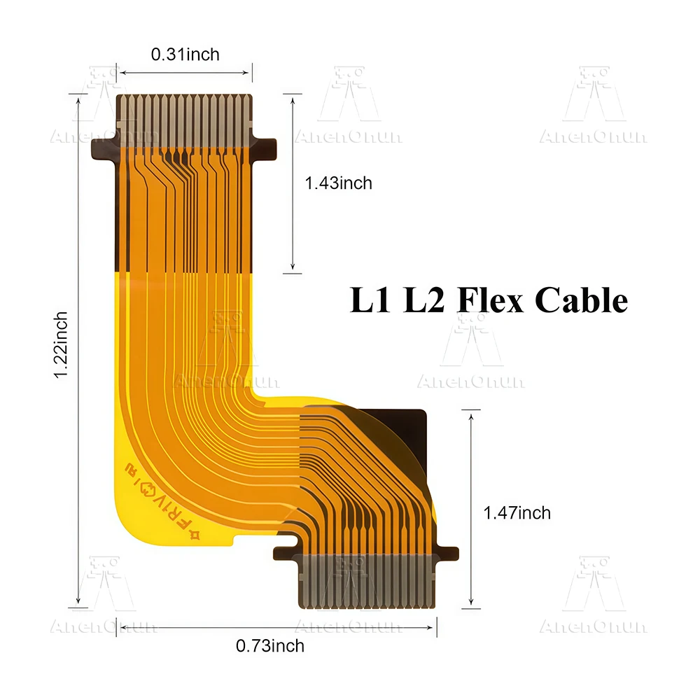 L2 l1 r2 r1 cabo flexível para ps5 BDM-010 controlador peças de reposição gamepad esquerda/direita botão gatilho fita cabo kit reparo
