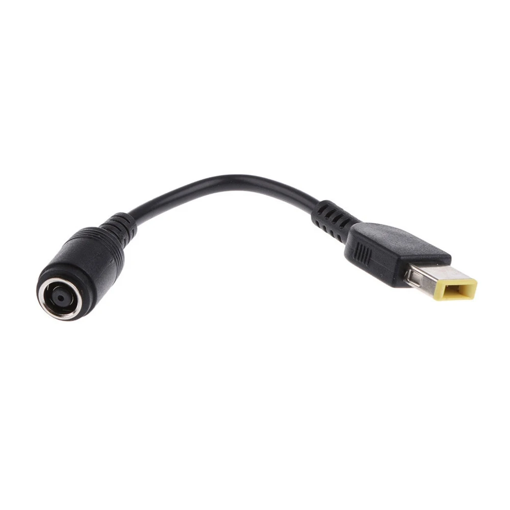 Power Conversion Cable Round Port to Square Port Laptop DC Power Connection Cable for Lenovo X240 X1 G405