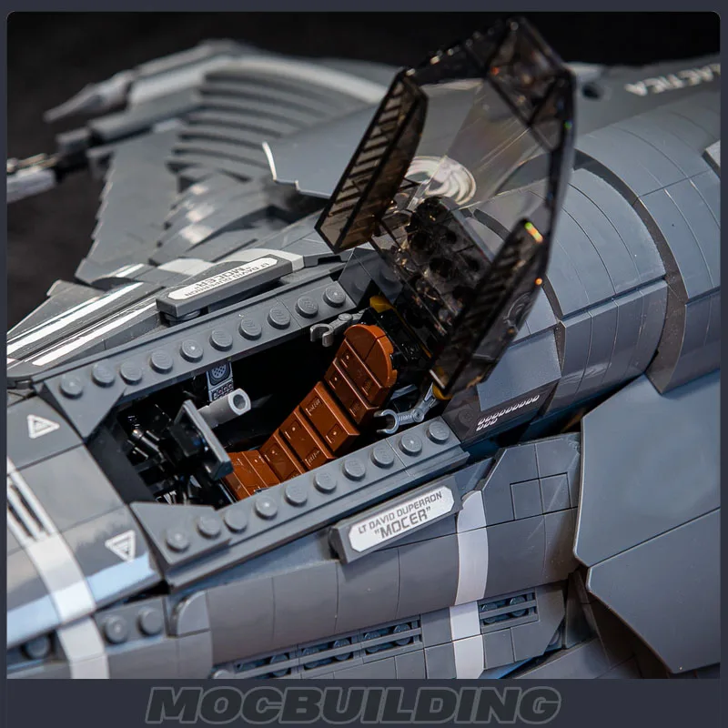 

MOC Space Rocket La-8 Model Education Assembly Building Blocks Launch Pad Construction Satellite Collection Series Toys Gifts