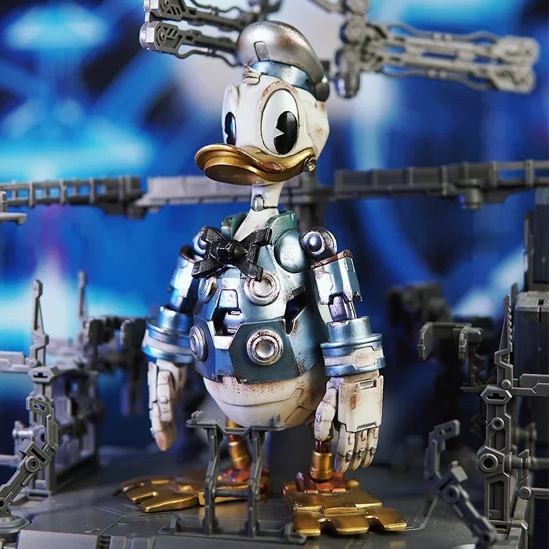 

Disney Machinery Stitch Original Donald Duck Action Figures Hand-Made Cartoon Tidal Suit Toy Cartoon Children Collectable Gifts