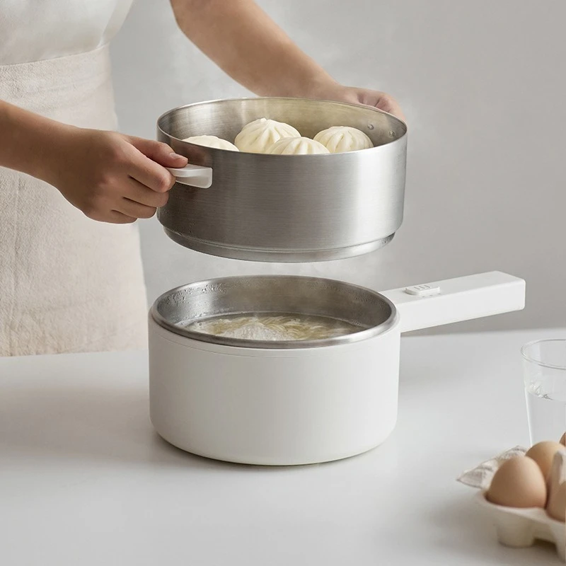 

Stainless Steel Electric Cooking Pot Household Dormitory Student Multifunctional Small Electric Pot Electric Wok