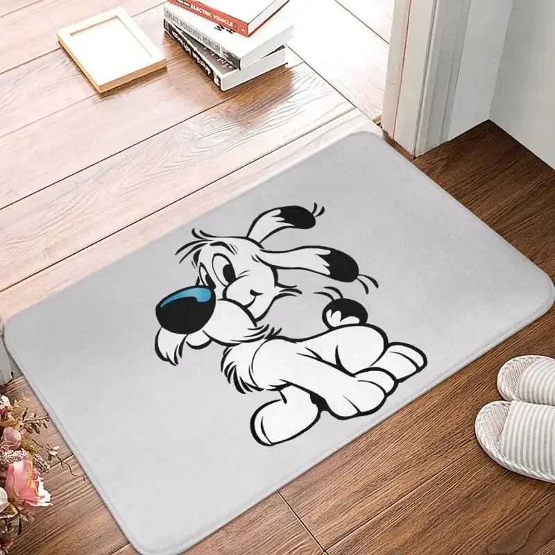 Asterix And Obelix Dogmatix Front Door Floor Entrance Mat Outdoor Funny Cartoon Dog Idefix Kitchen Doormat Bedroom Carpet Rug