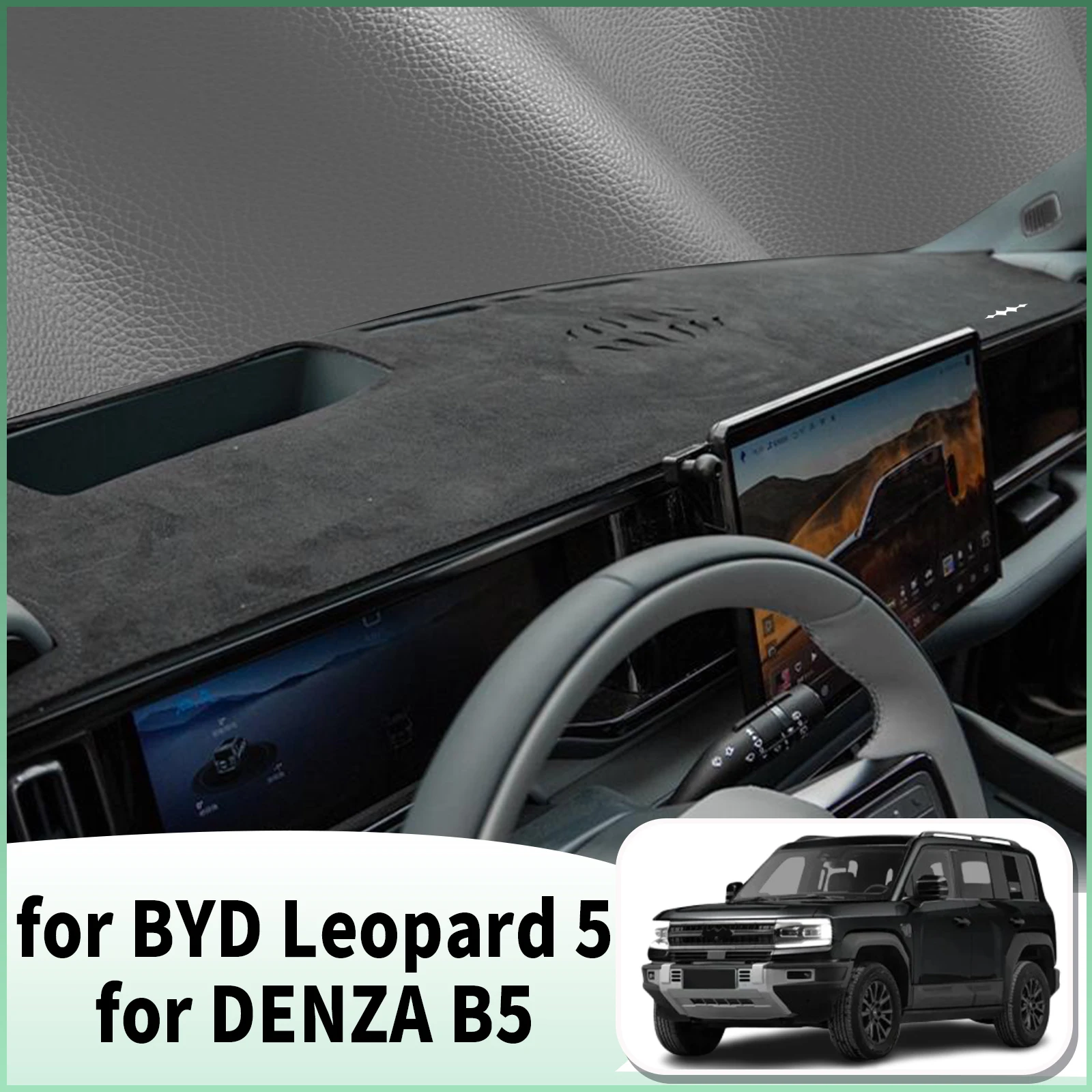 

fit for BYD Formula Leopard 5 2025 2026 DENZA B5 DashMat Sunshade Protective Carpet Accessories Car Dashmat Dashboard Cover Pad