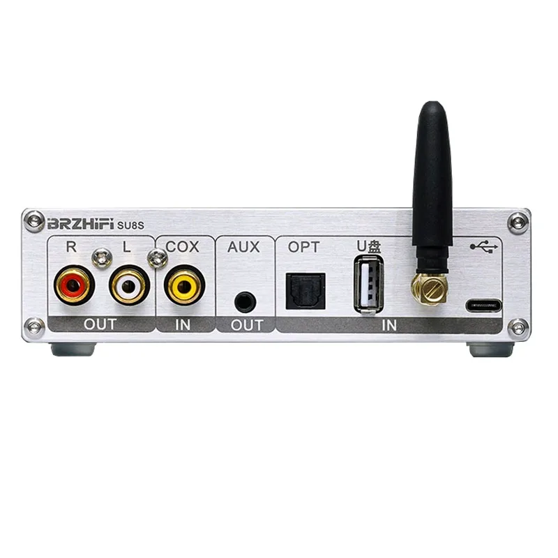 Hifi Home Sound AK4493 Decoder Multifunctional Headphone Amps USB Decoding Player Bluetooth 5.4 AUX OPT COX RCA  PC-USB DAC