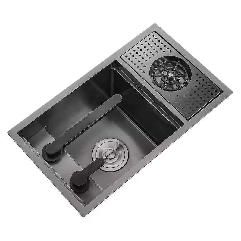 Concealed cup washer, coffee shop, mini single slot invisible sink