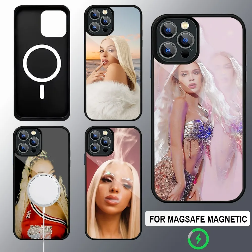 Singer B- Bad G-Gyal LA JOIA Phone Case Magsafe Wireless Charging Cases For IPhone 16 15 13 12 11 14 Pro Max Mini 8 Plus XS X XR