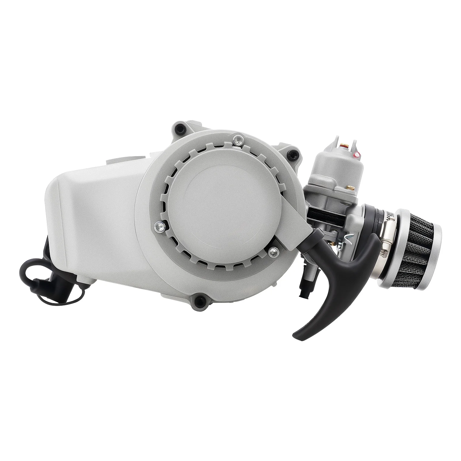 49cc 2-Takt-Einzylindermotor, luftgekühlt, elektronische Zündung, für 49cc Mini-Motorrad, als Ersatzmotor geeignet. – Detail 12