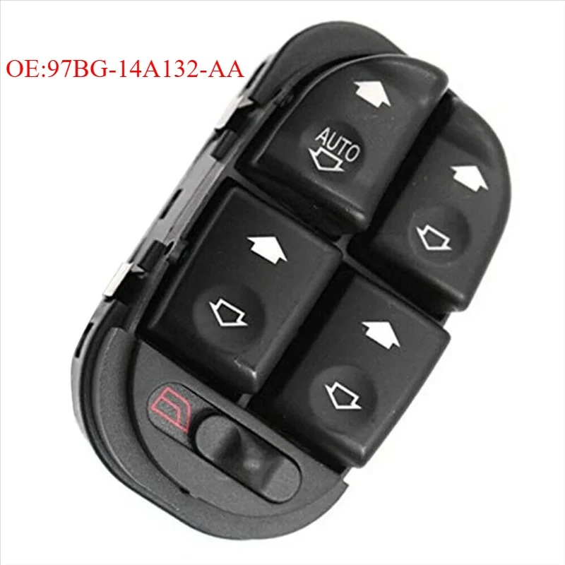 

Для Ford Mondeo MK2 1997-2001 переключатель управления стеклоподъемником 97BG-14A132-AA 97BG14A132AA