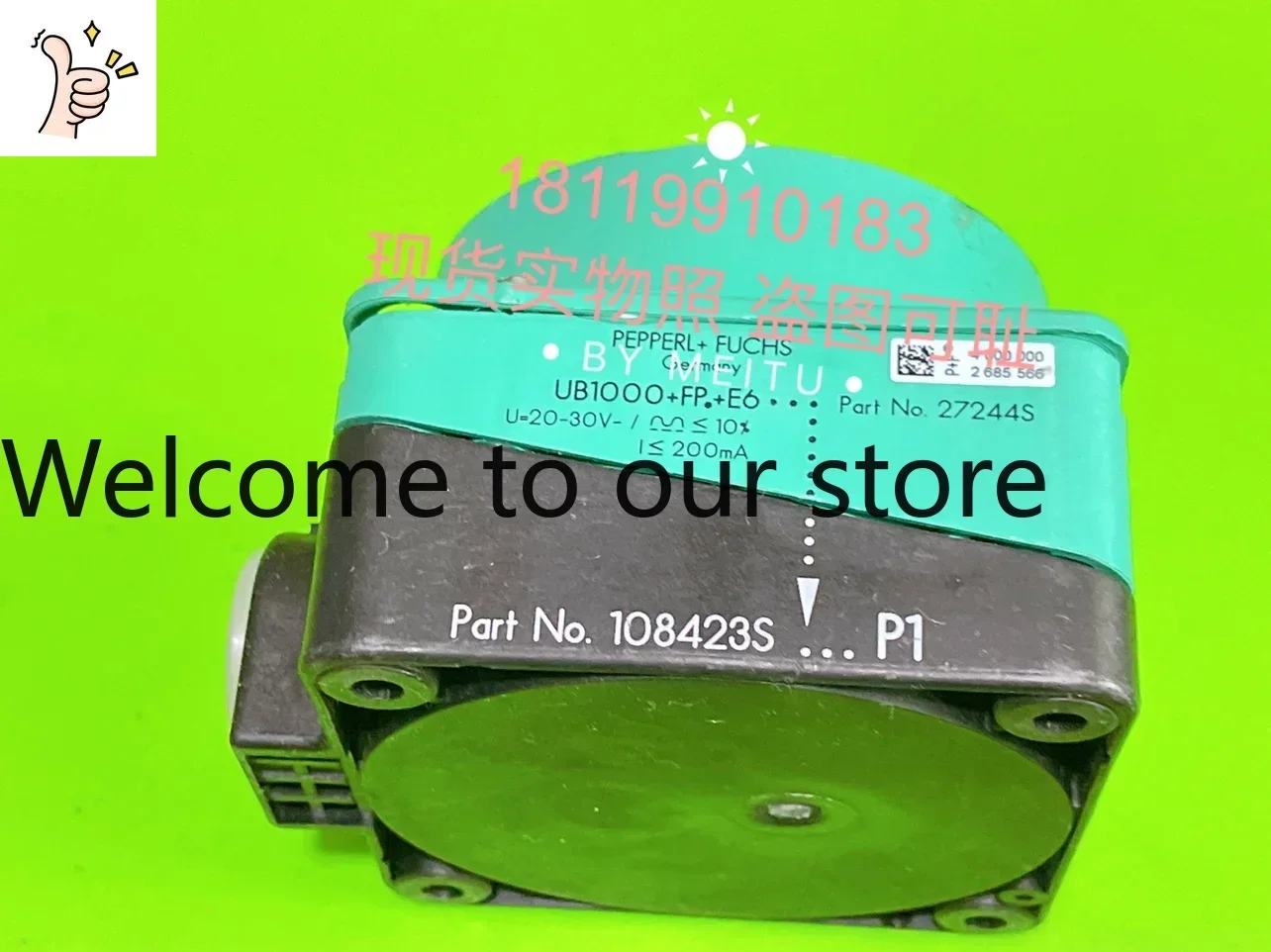2026 Beijiafu P+F Ultrasonic Sensor UB1000+FP.+E6... 108423S... P1 27244S