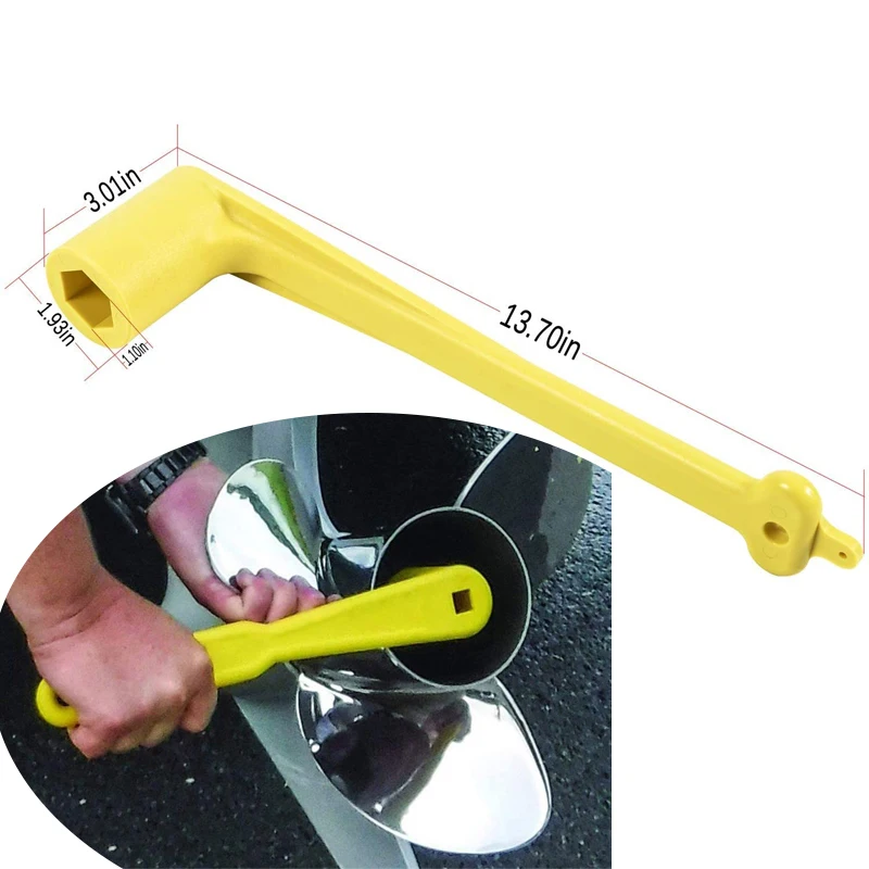 Полимерный пропеллерный ключ 1-1/16 дюйма, гаечный ключ для Mercury Mercruiser Alpha OMC Johnson Evinrude 40 л.с. и выше для 91-859046Q4 Light We