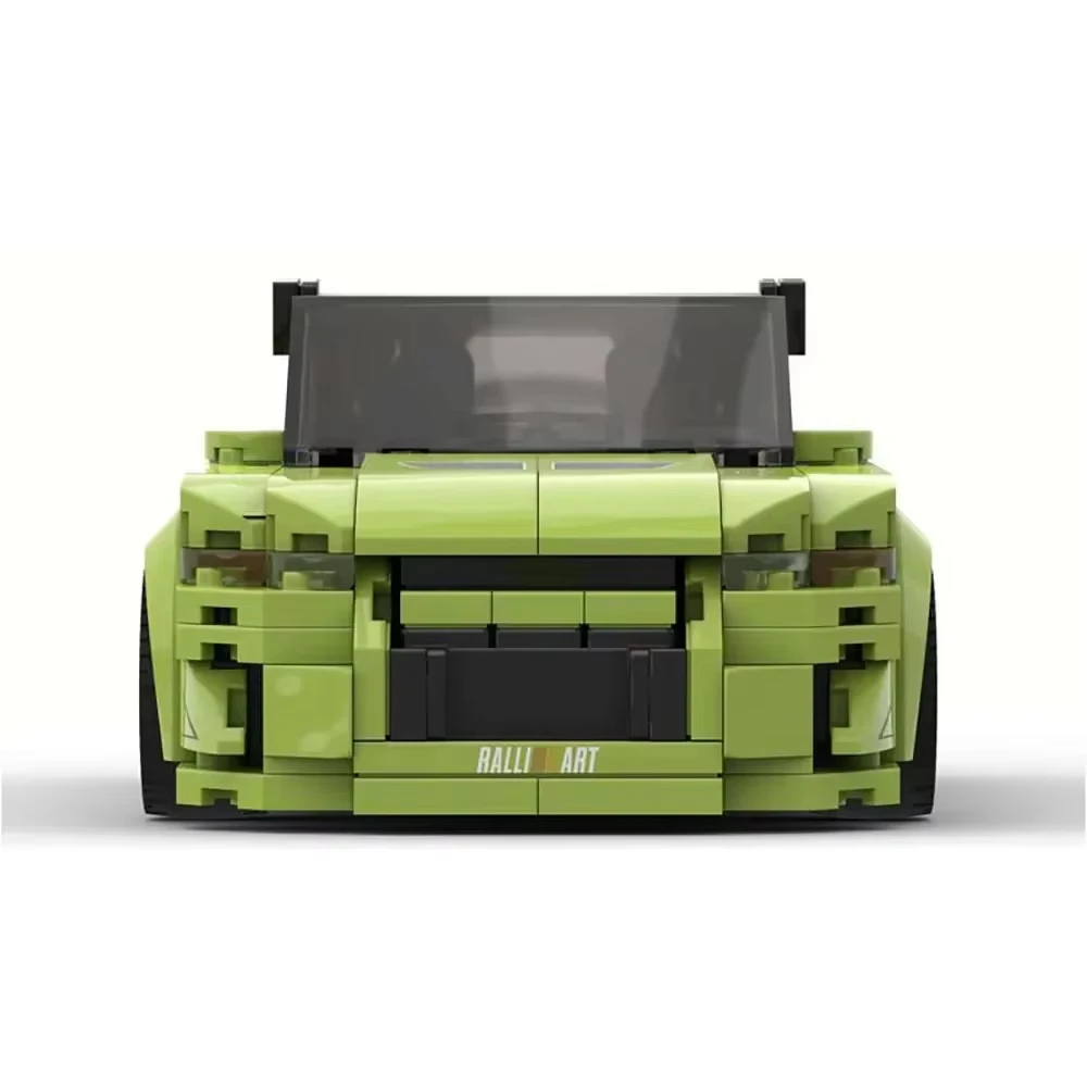 Speed ​​Series MOC Racing Movie Model Building Blocks Evolution VII City Highway Modular Car DIY Assembly Children's Toy Gift view 4