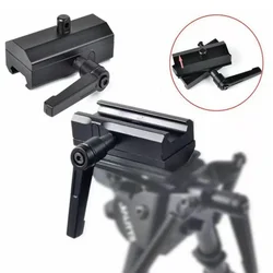 Quick Detach Harris Bipod QD Mount Adapter RBA-1 Rotating Quard Rail Hunting Bipods do akcesoriów do montażu na szynie Picatinny 20mm