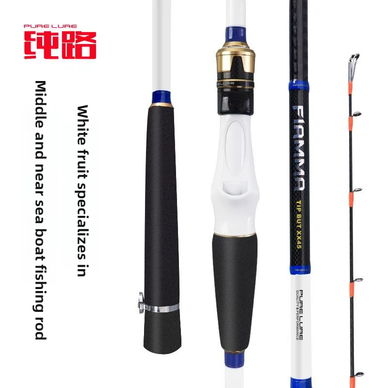 

Purelure Lure Fishing Rod Carbon Ultra Light Sea Fishing Rod Casting Far Sea Throwing Fishing Rod Fuji Guide Ring 2.1m 2.4m 2.7m
