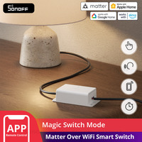 SONOFF Basic Gen5 Matter Over WiFi Smart Switch BASIC-1GS Matter Protocol Large Touch Surface Reliable Work With Apple Ecosystem