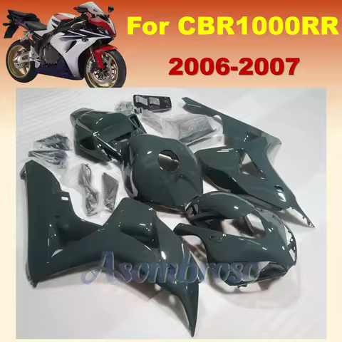 Full Fairing Kit Fit For Honda CBR1000 RR 2006 2007 CBR 1000RR CBR1000RR Motorcycle ABS Bodywork Set gloss blackish green