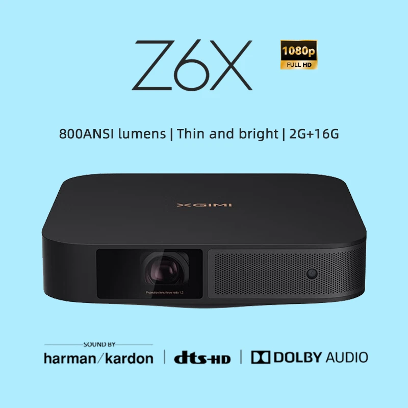 XGIMI Z6X NEW Projector 1080p 800 Ansi Portable Home projector TV