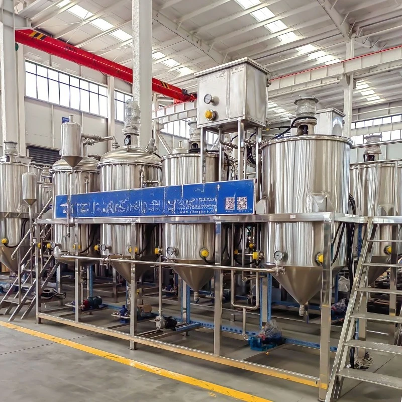 Refining first-class peanut oil degumming refining filter