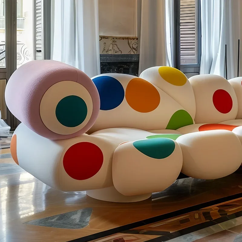 التصميم الأصلي ممفيس البولكا نقطة الفن أريكة الدوبامين الأثاث الإبداعي #3
