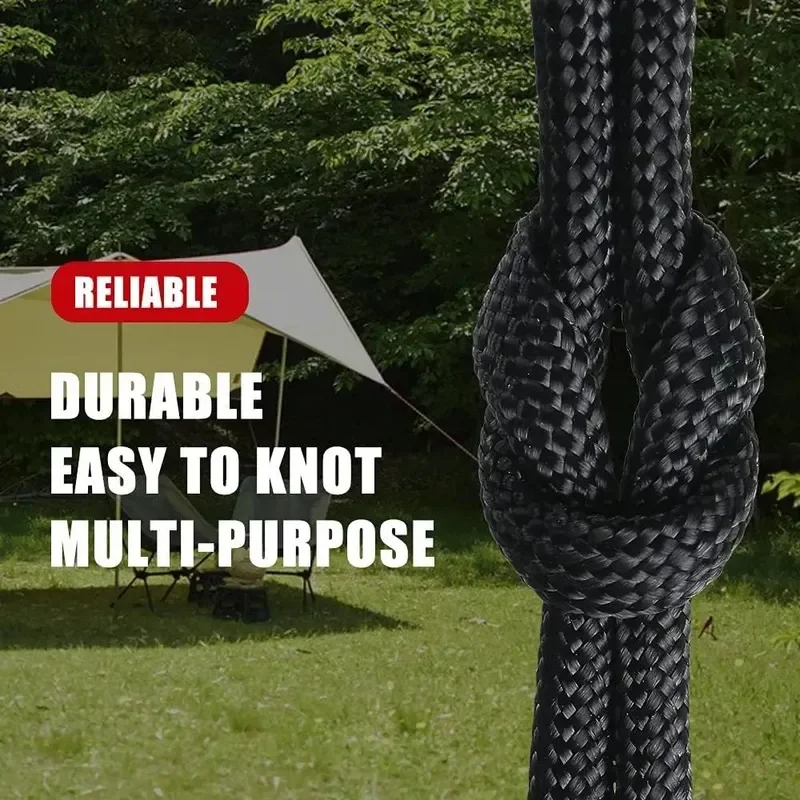 31M Dia 4mm Thick Braided Paracord For Outdoor Camping And Hiking, Handmade DIY Rope Hiking Tent Accessories