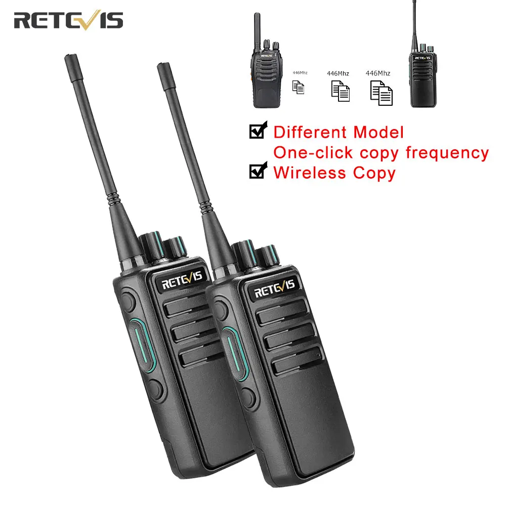 Walkie Talkie 2 Pieces Retevis Walkie-talkies PMR 446 RB629 Long Range Legal Portable Two-way Radio ht for Hotel Factory Hunting