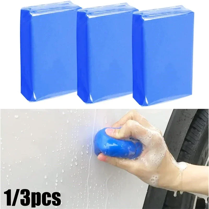 

1-3Pcs Clay Bar Detailing Car Clean Wash Cleaner Sludge Mud Remove Magic Blue Auto Cleaning Cars Brush Car Accessories