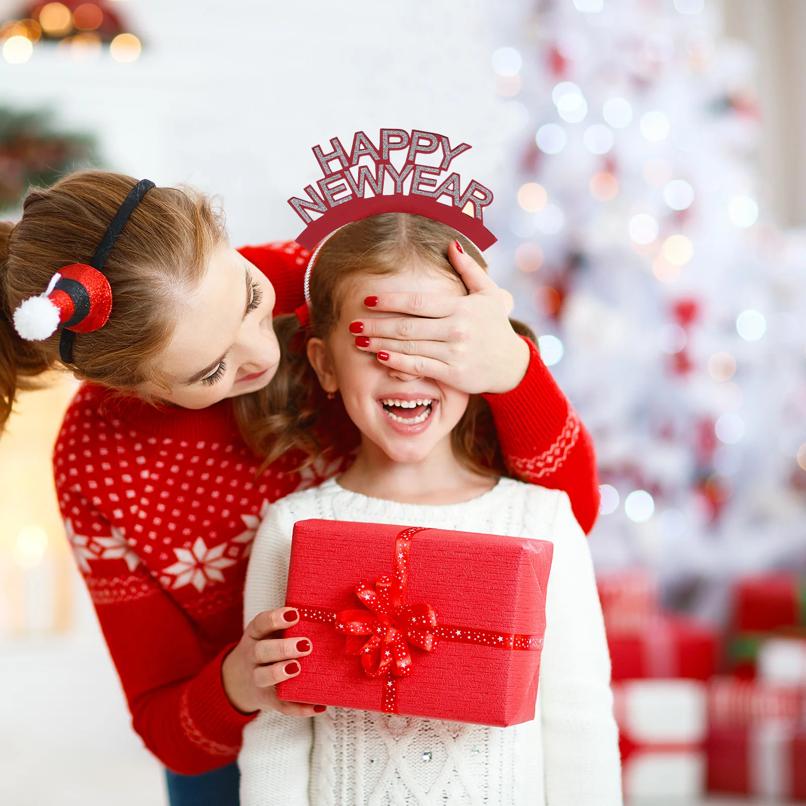 Diadema de papel de Año Nuevo, accesorios para el cabello encantadores para fiesta de Nochevieja, Carnaval, Cosplay, tocado de mascarada, 6 uds.
