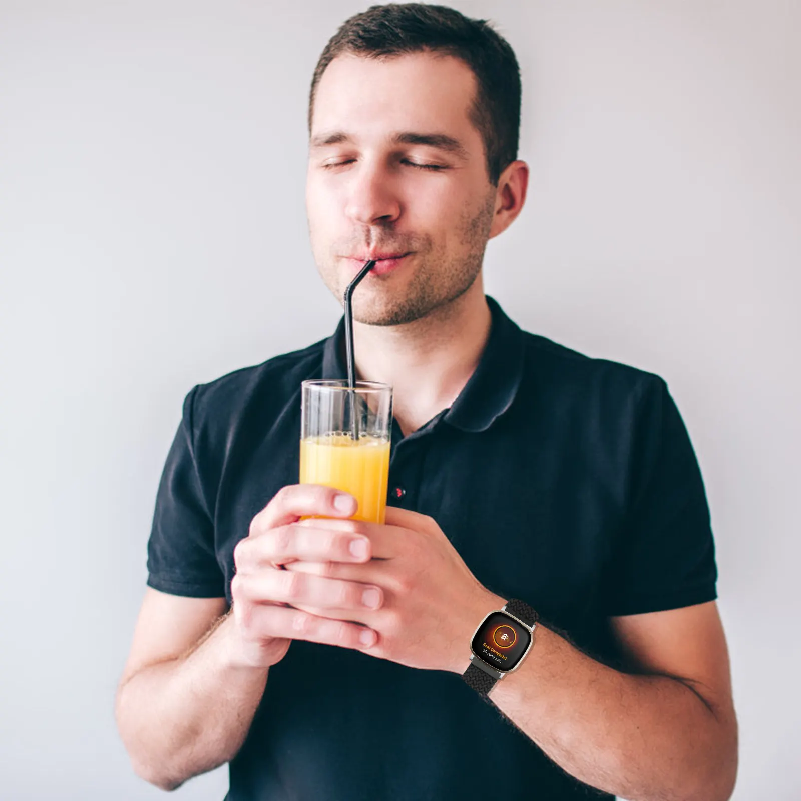 Pulseira para Versa3 Sense, Alta Qualidade, Design Simples e Elegante, Banda Substituta Compatível com Rastreador de Fitness Inteligente