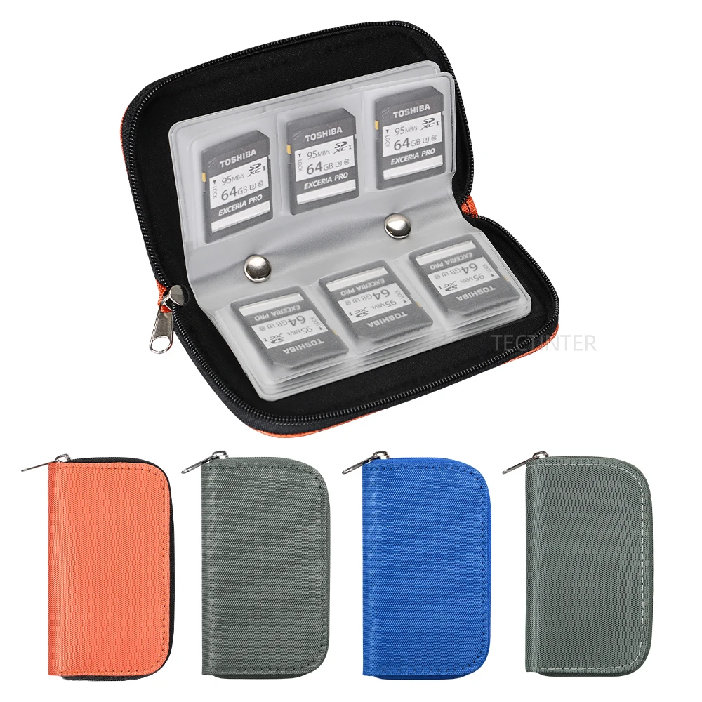 22 Slots Memory Card Storage Case Bag Carrying Holder Wallet Box for CF/SD/Micro SD/SDHC/MS/DS Protector Pouch Game Accessories