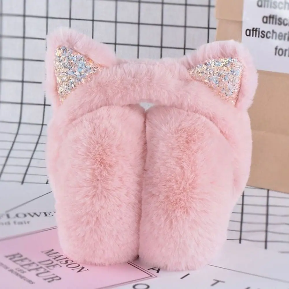 لطيف أرنب تصميم الحيوان الأذن إيرفلاب قبعة الضفدع الحيوان نمط طوي تصميم قبعة قبعة سميكة الكرتون نمط غطاء الأذن