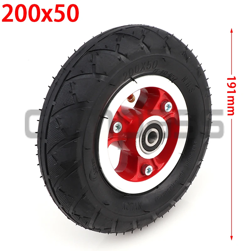 200X50 Electric Scooter Tires for Kugoo S1 S2 S3 C3 MINI Electric Bike Wheel Hub and Pneumatic Tire Spare Parts Accessories