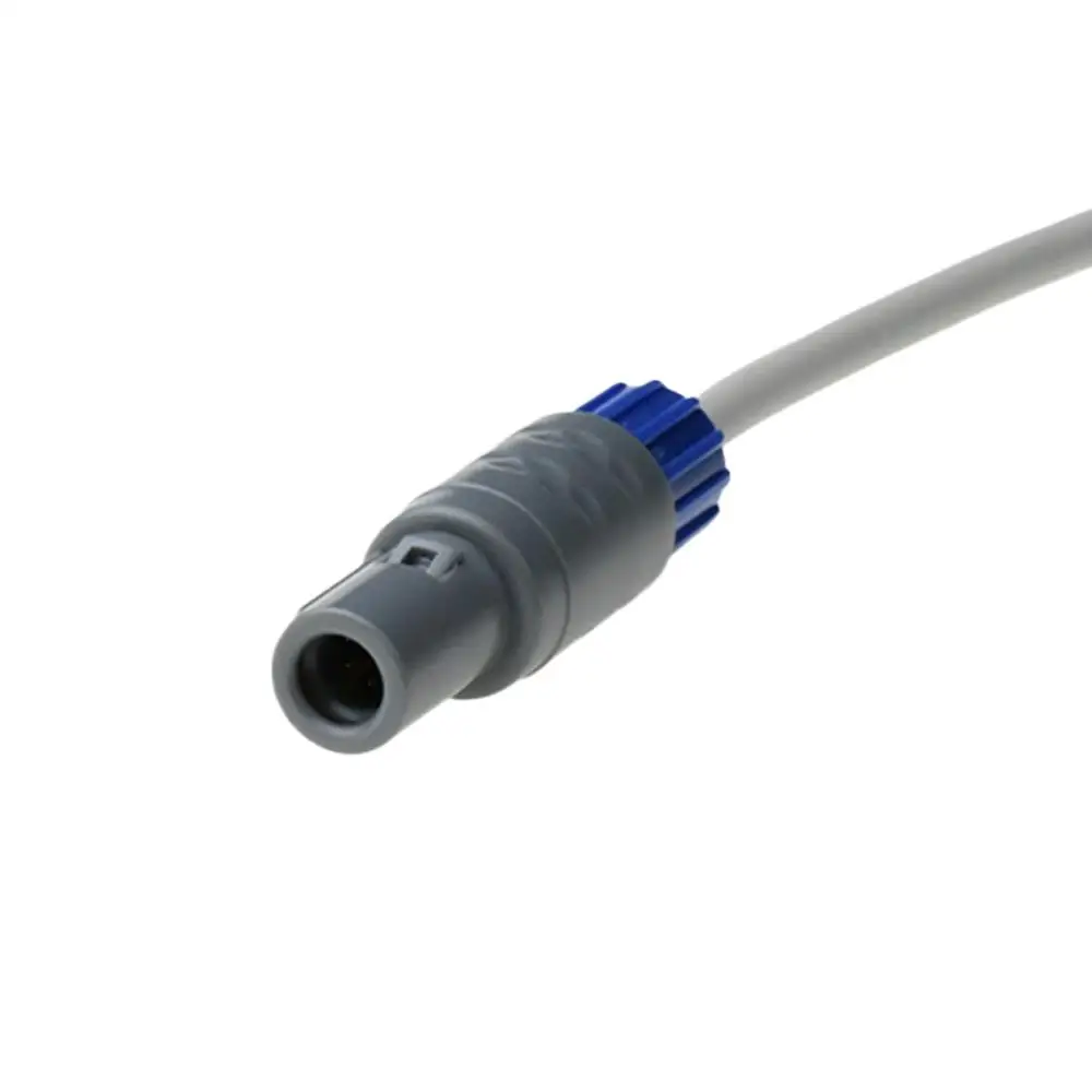 Clipe de dedo adulto clipe de orelha silicone cabo longo reutilizável separado spo2 sensor para c * comemed md6000 6pin monitor paciente