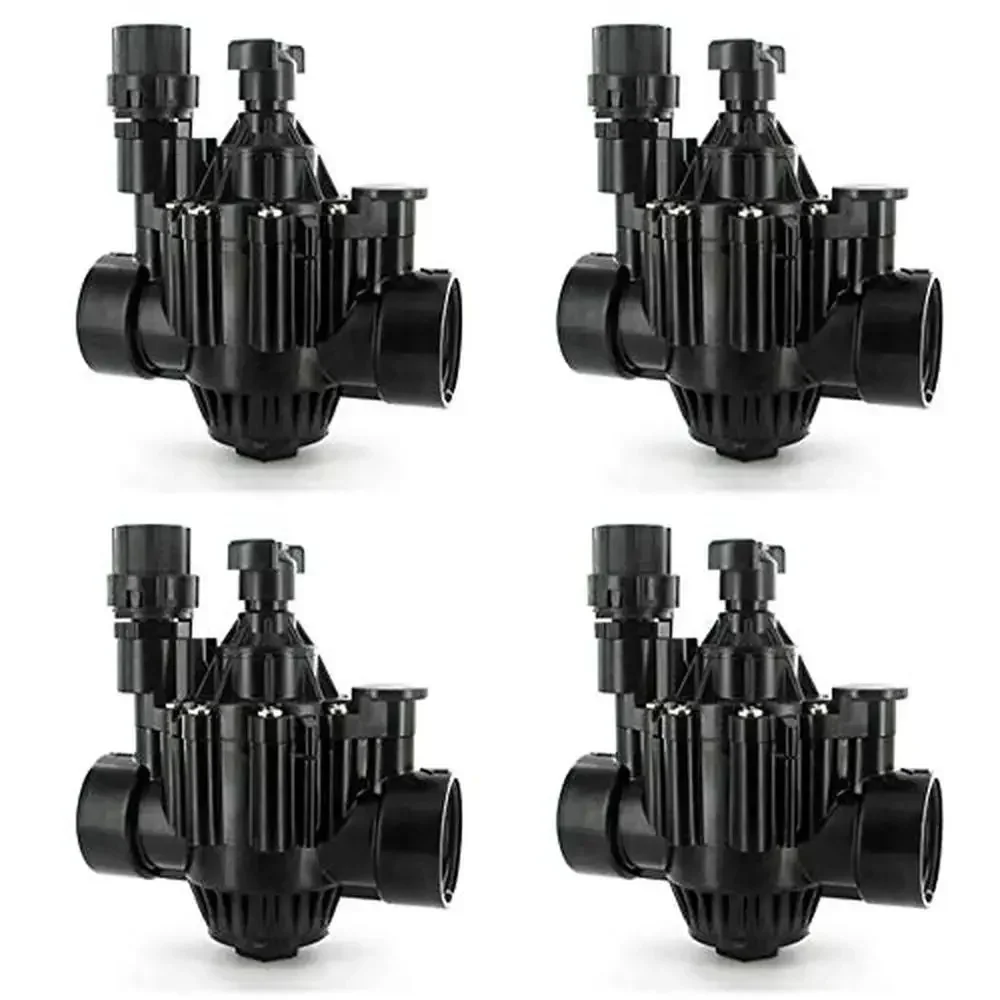 

Pack of 4 1.5" NPTE Inlet Irrigation Valve Set Plastic PVC Brand New
