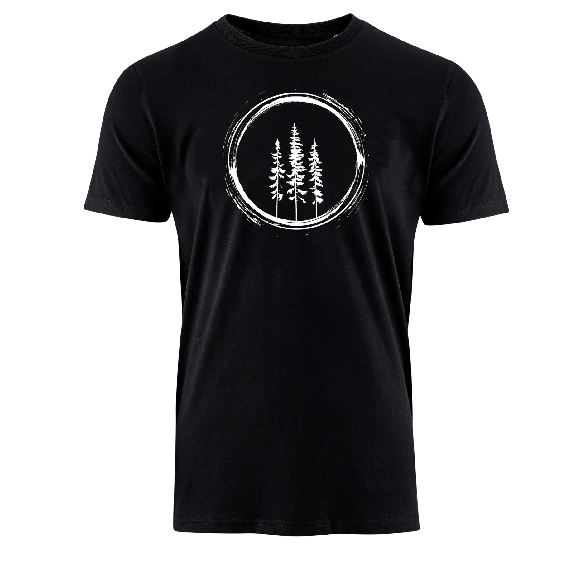 

Pine Circle Graphic Printing Summer Luxury Brand Cotton Men's and Women's T-Shirts Short Sleeves Street Fashion Trend Clothing