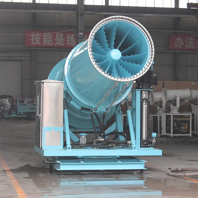 High-tower Dust Control Fog Cannon Dust Suppression Sprayer Agriculture Atomizer Water Cannon for Material Yard 80 Meter Pump 70