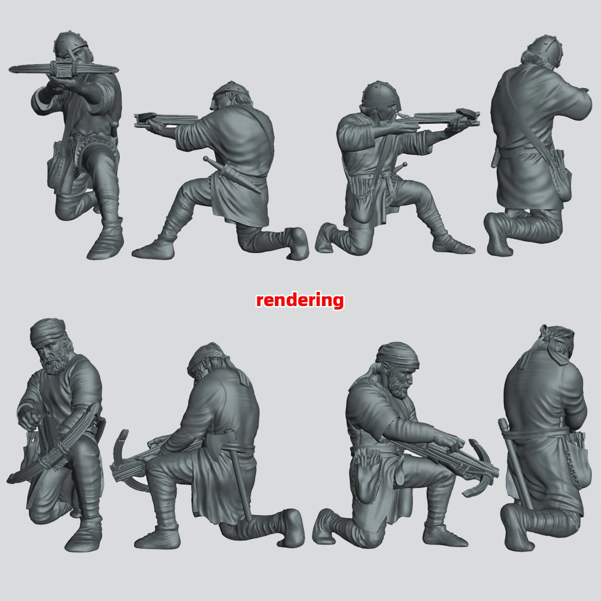 1/35 1/48 1/72 Maßstab Modellbausatz 3D Harz Miniatur-Soldatenfiguren Spanische Armbrustkrieger des 11. Jahrhunderts Kreuzritterfiguren Diorama – Detail 8