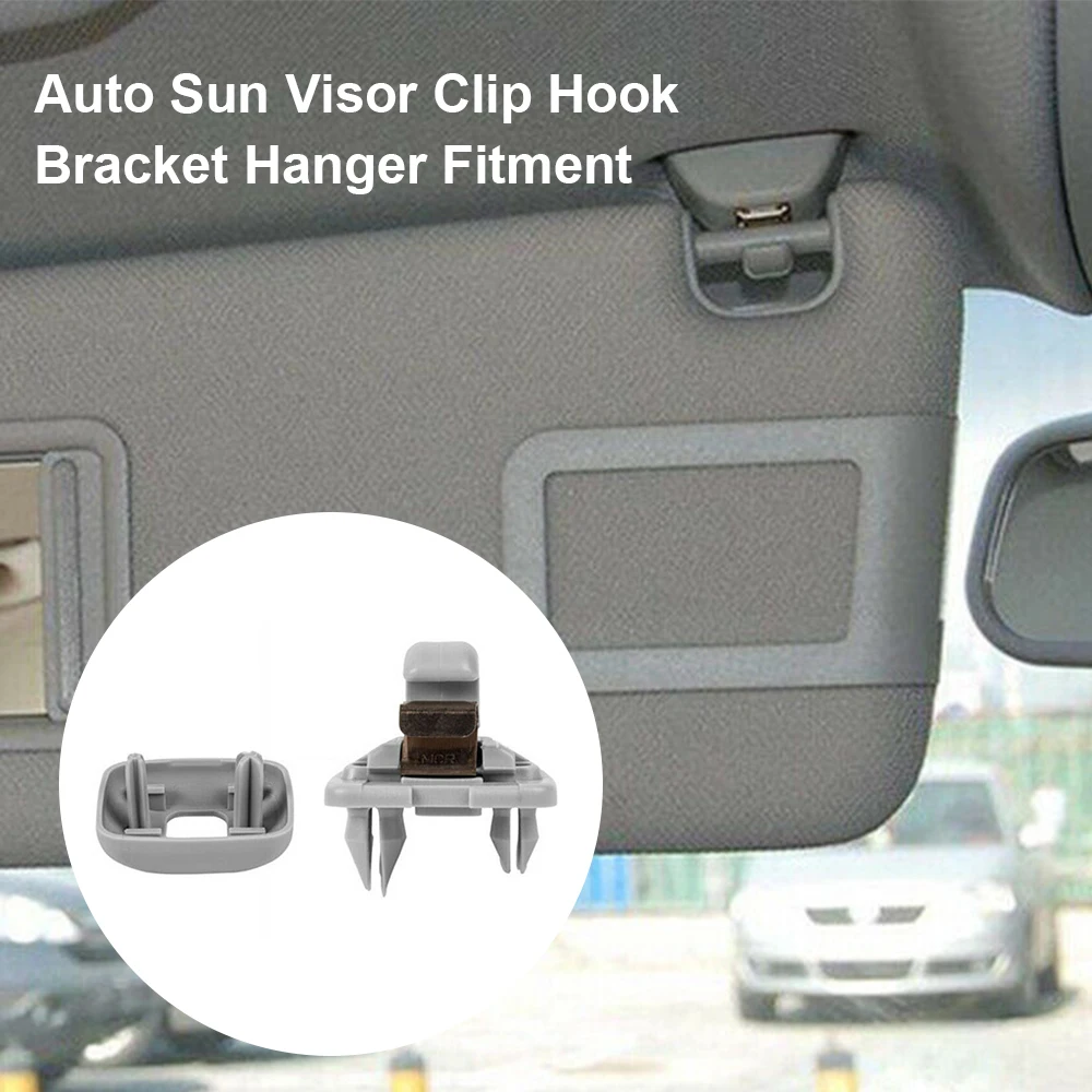 Sun Visor Clip Hook Holder for Audi A1/A3/A4/A5/Q3/Q5 2013-2015 Durable Plastic Tool-Free Installation 2 Colors Auto Parts