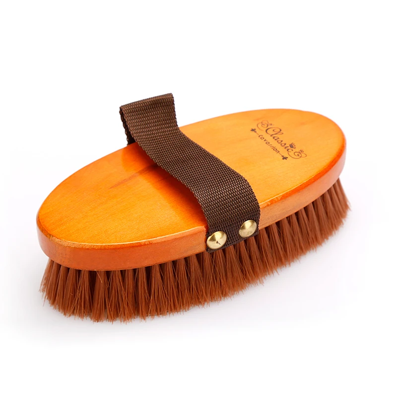 Soft Bristle Brush, Oval Horse Washing Tool, Stable Equipment, Horse Brush, equestrian Equipment, 8801086