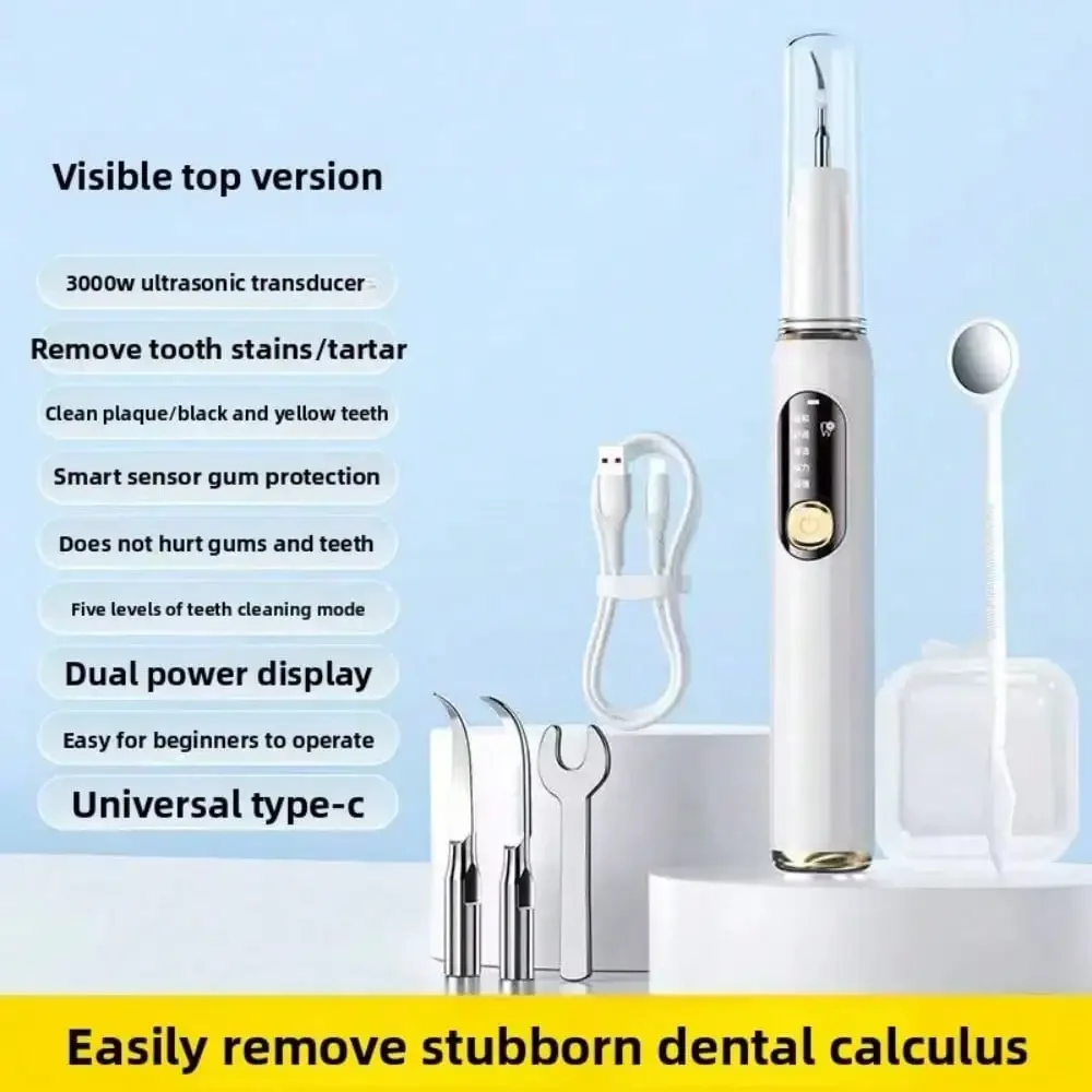 Ultrasonic Tooth Cleaner Household Intelligent Ultrasonic Tooth Washer Removal Of Tartar Personal Care Dental Beauty Instrument