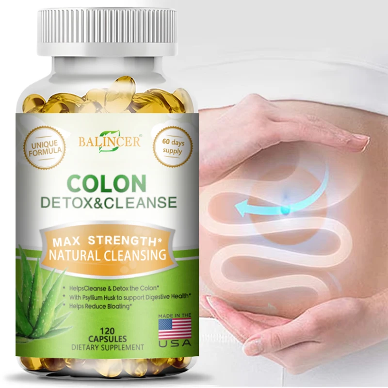 Colon Cleansing & Detoxification - Supports Intestinal Health, Improves Digestion, Metabolism and Promotes Weight Management
