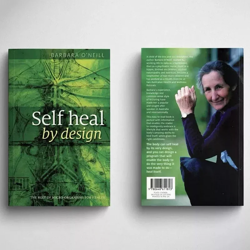 O Papel dos Micro-Organismos para a Saúde, Self Health By Design, por Barbara O'Neill em Inglês, Livro Brochura