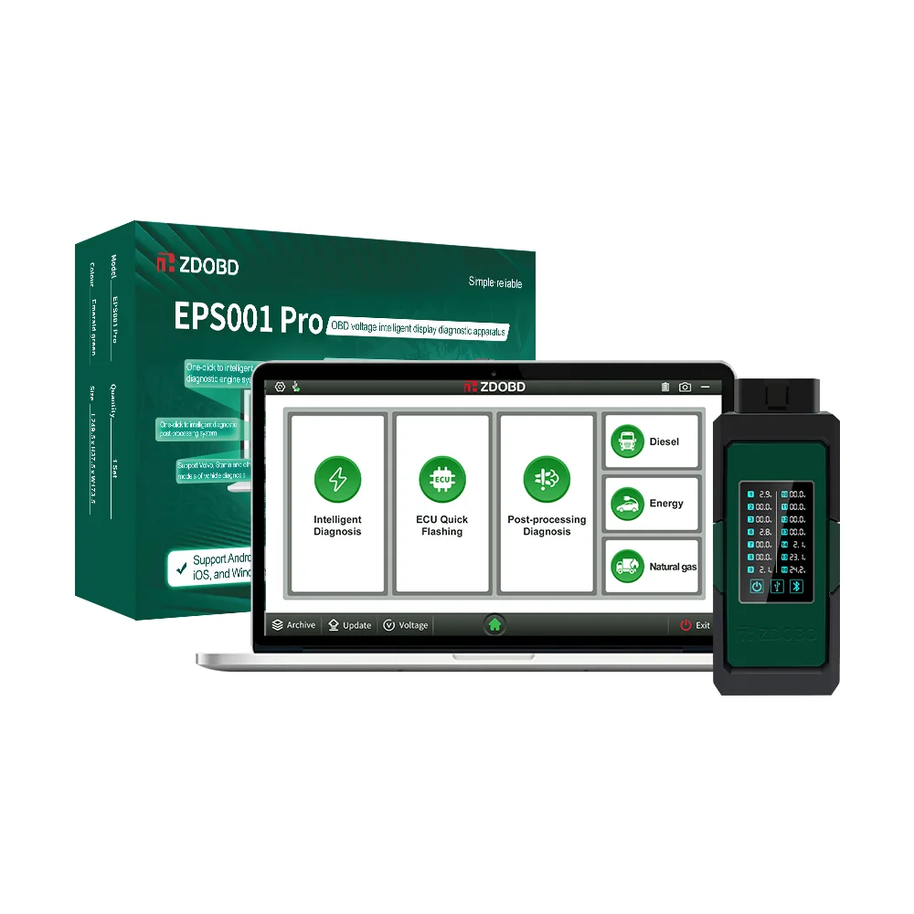 

ZDOBD EPS001PRO Bluetooth Heavy Duty Truck Scanner Full System DPF Regen SCR ECU Flashing Tool for NS Asia EU Diesel Trucks