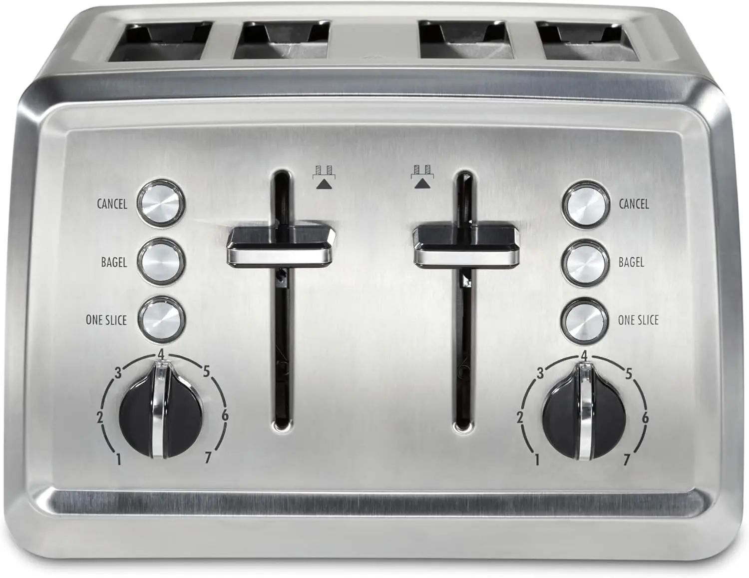 

4 Slice Toaster with Extra-Wide Slots, Bagel Setting, Toast Boost, Slide-Out Crumb Tray, Auto-Shutoff & Cancel Button