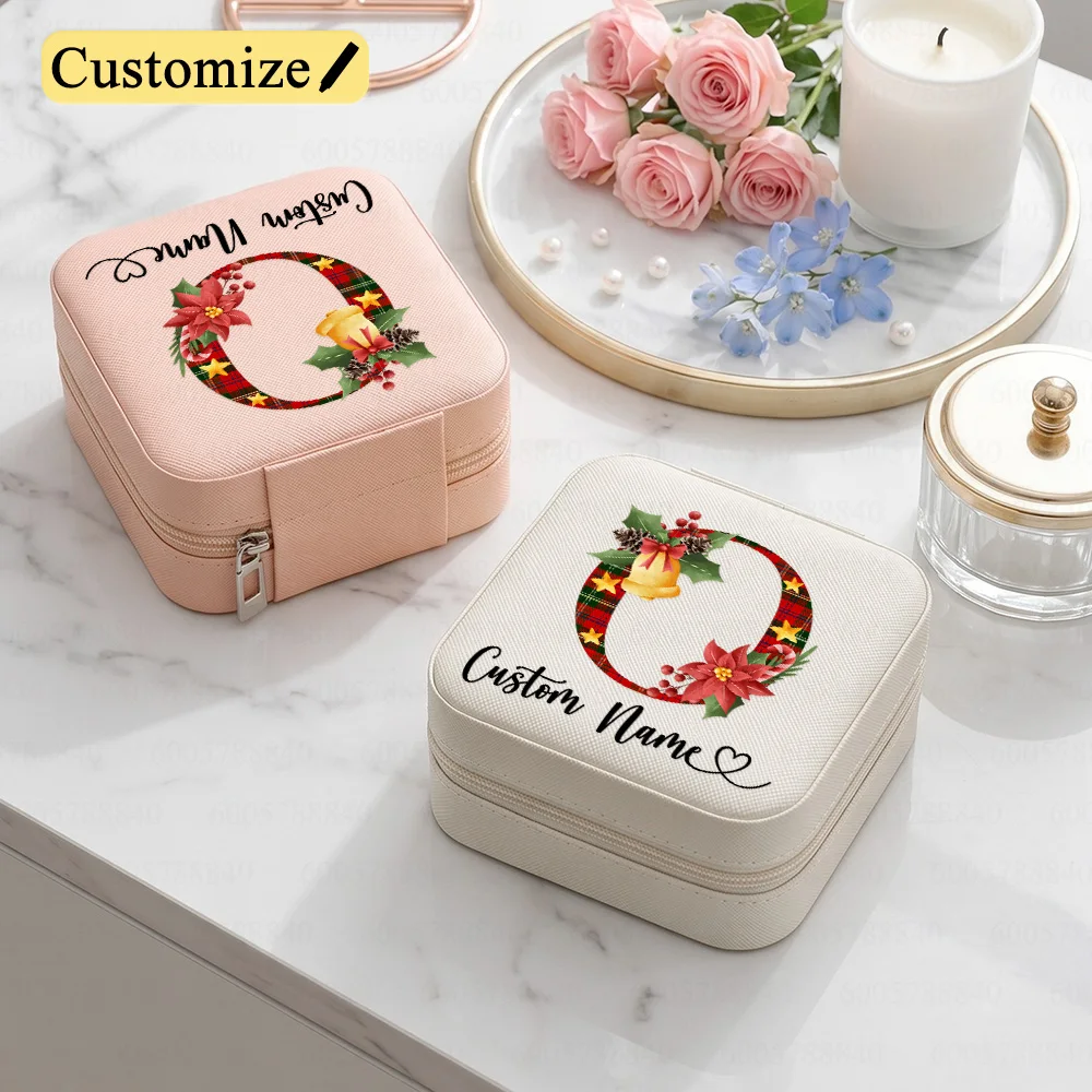Personalized Name Christmas Jewellery Storage Box