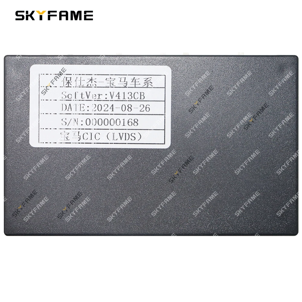 SKYFAME سيارة 16pin الأسلاك تسخير محول Canbus صندوق فك أندرويد راديو كابل الطاقة لسيارات BMW 5 سلسلة F18 F10 M5