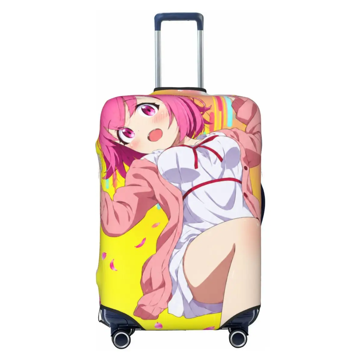 Fukuga Kurumi Anime Suitcase Cover Travel Protector Holiday Useful Luggage Accesories