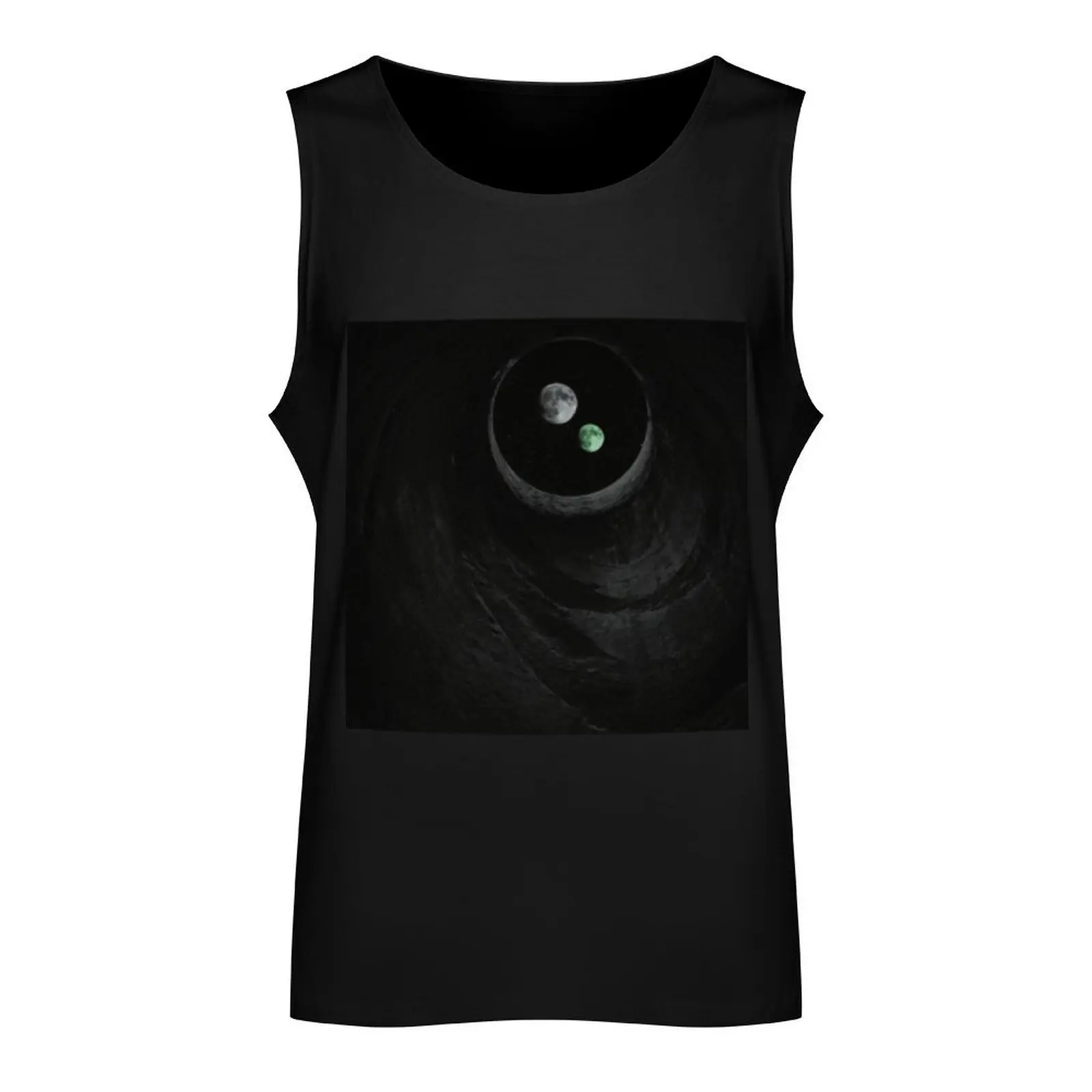 1Q84 Two moons Haruki Murakami Tank Top fitness clothing for men gym top tops summer clothes men 2025