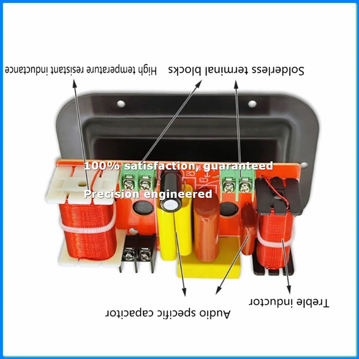 

350W 2 Ways Speaker Treble+Bass Frequency Divider Crossovers Speaker Filters DIY for Home Theater-A22U