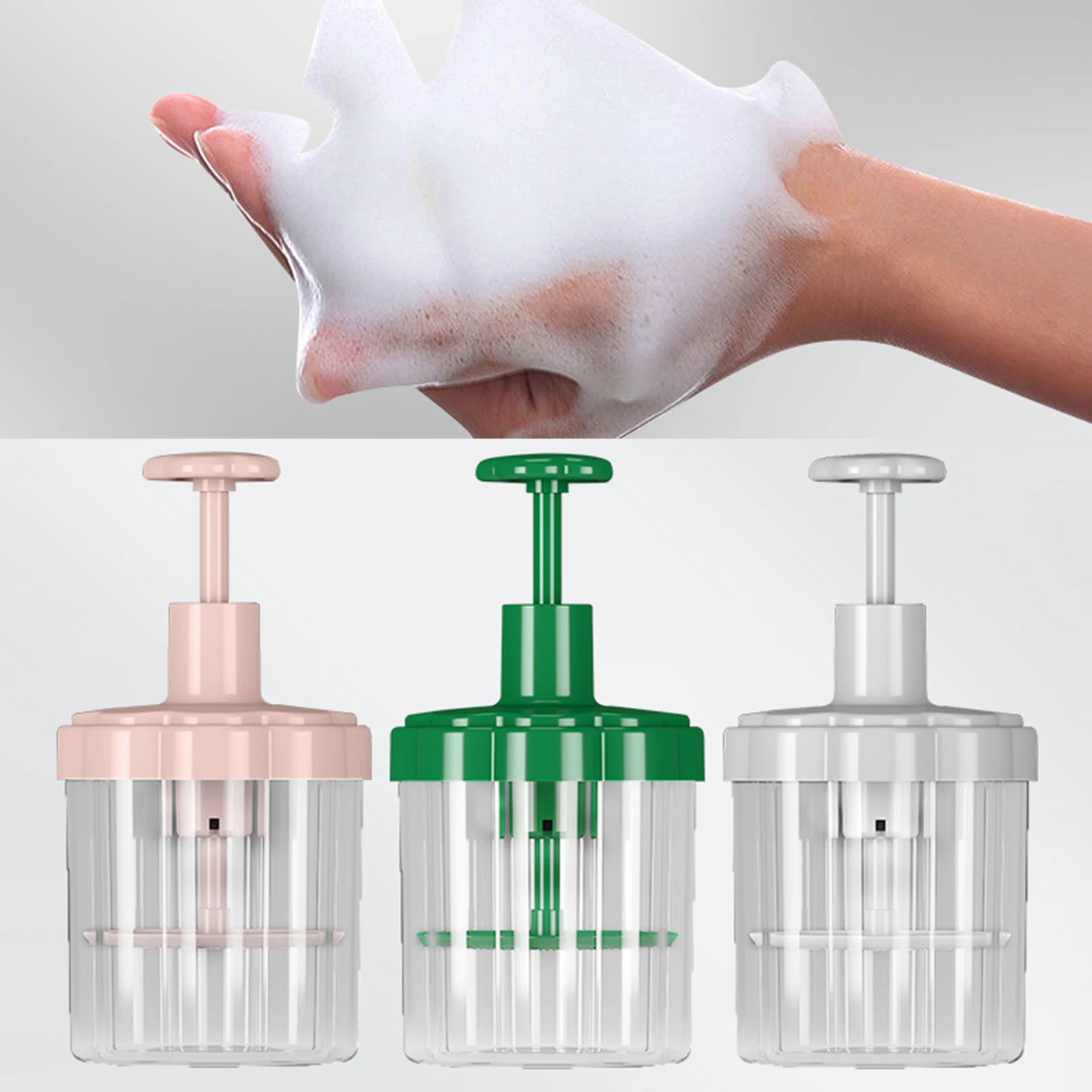 Manual Facial Cleanser Foamer Portable Foam Maker Face Body Wash Foamer Shampoo Foaming Bottle Foamer Blowing Bubbles
